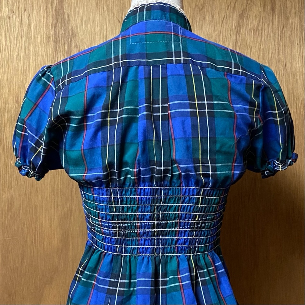 Urban Renewal Plaid Ruffle Top - Size S/M - Picture 4 of 7
